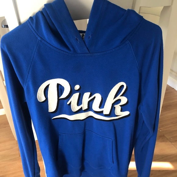 PINK Victoria's Secret Tops - Vs pink embroidered hoodie